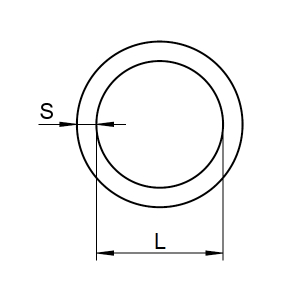 1x O-Ring geschweißt Ø30x3  (Art 8229, A4)