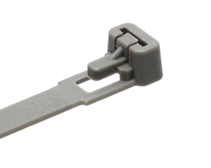 1x Kabelbinder PA6.6 grau 100x7,6mm  (wiederlösbar,...