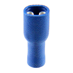 1x Flachsteckhülse 4,8mm bis 2,5mm²  (blau, PVC...