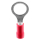 1x Ring-Kabelschuh bis 1,5mm² M8  (rot, PVC teilisoliert)