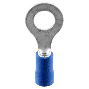 1x Ring-Kabelschuh bis 2,5mm² M6  (blau, PVC...