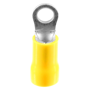 1x Ring-Kabelschuh bis 6,0mm² M4  (gelb, PVC...