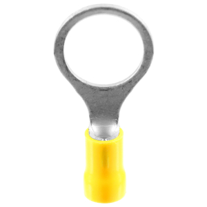 1x Ring-Kabelschuh bis 6,0mm² M10  (gelb, PVC...